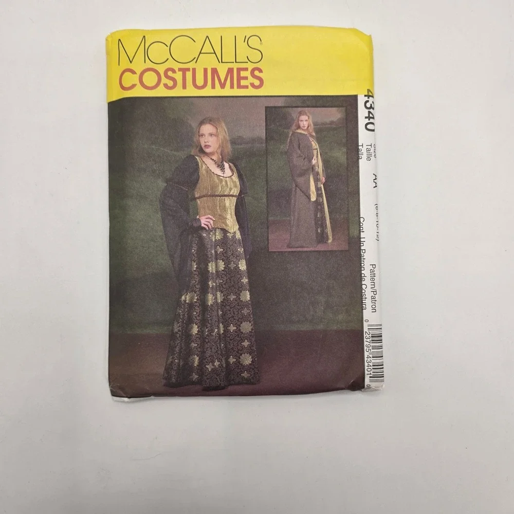Vintage Sewing Pattern Piece Multi-Size 6-12 Tissue Paper Dressmaking Tailoring